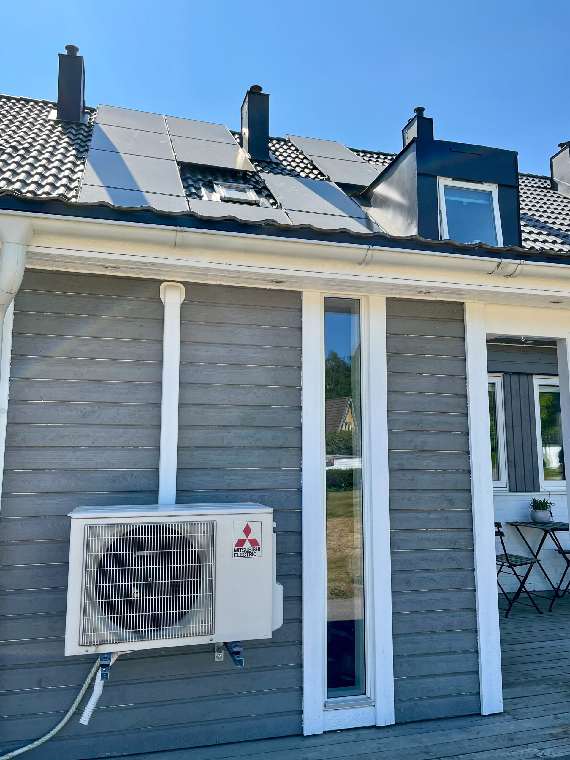 Luftvärmepump och solceller Luftvärmepump och solceller
